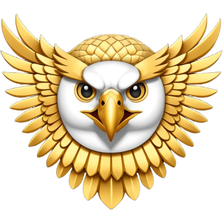 Hawk emblem emoji