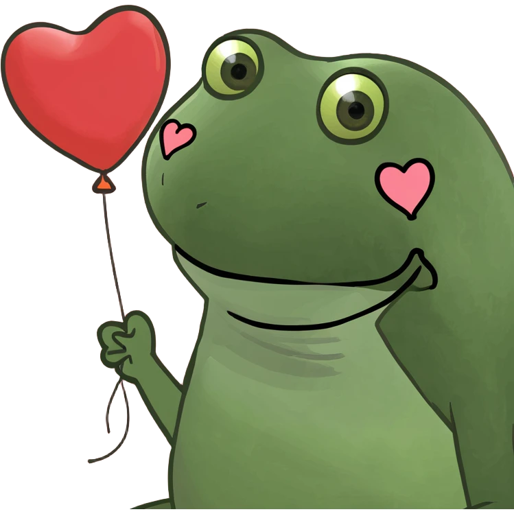 Balloon hearts emoji