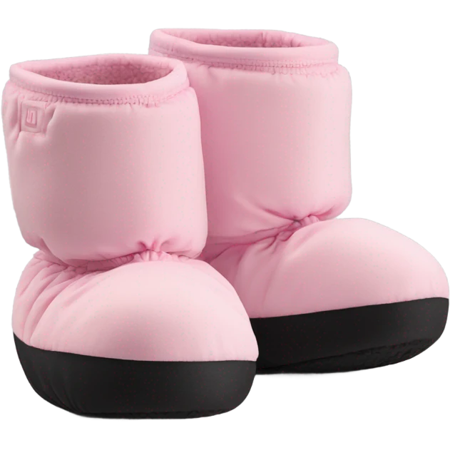 pink with black sole bloch ballet warm up booties emoji