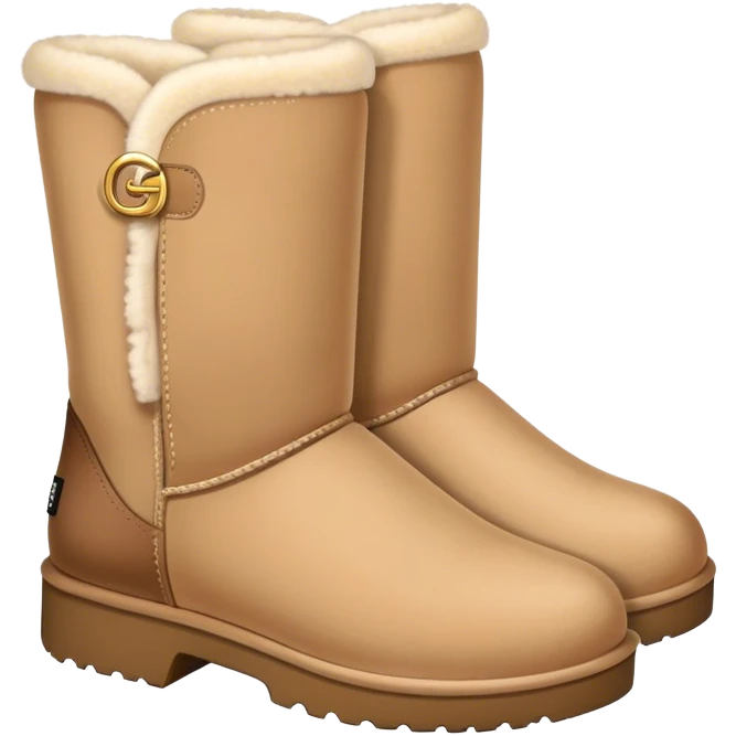 beige uggs emoji