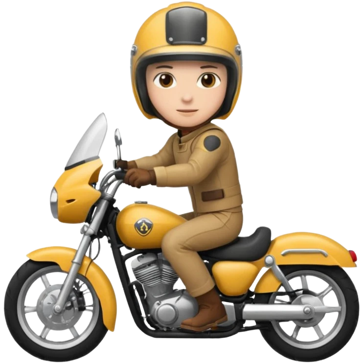 a motor bike rideng emoji emoji