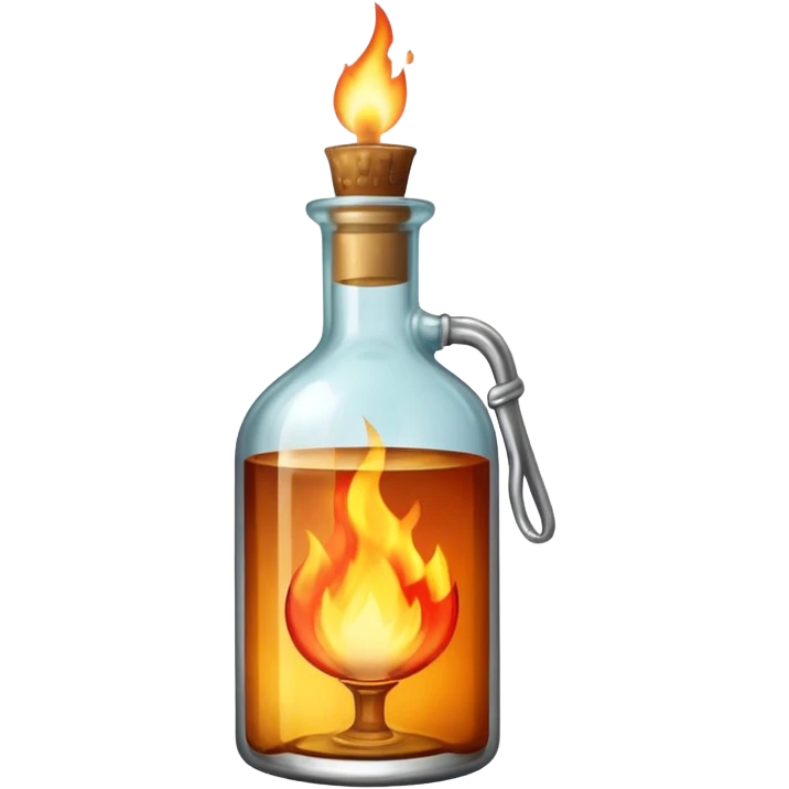 Molotov cocktail emoji