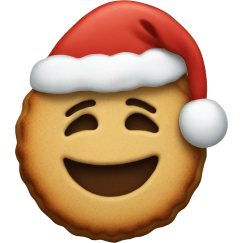 Christmas cookie emoji