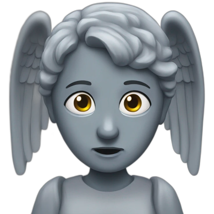 Weeping angel emoji