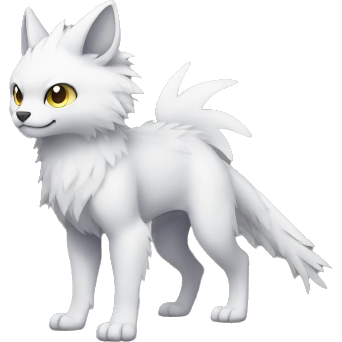 Cute cool animal hybrid Fakemon full body emoji