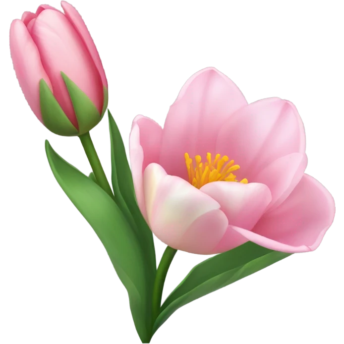 Tulipanes rosas emoji
