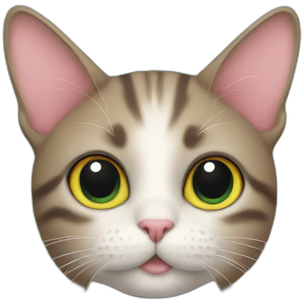 Cat with rainbow  emoji