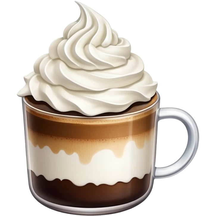 Coffee with Whipped cream  emoji