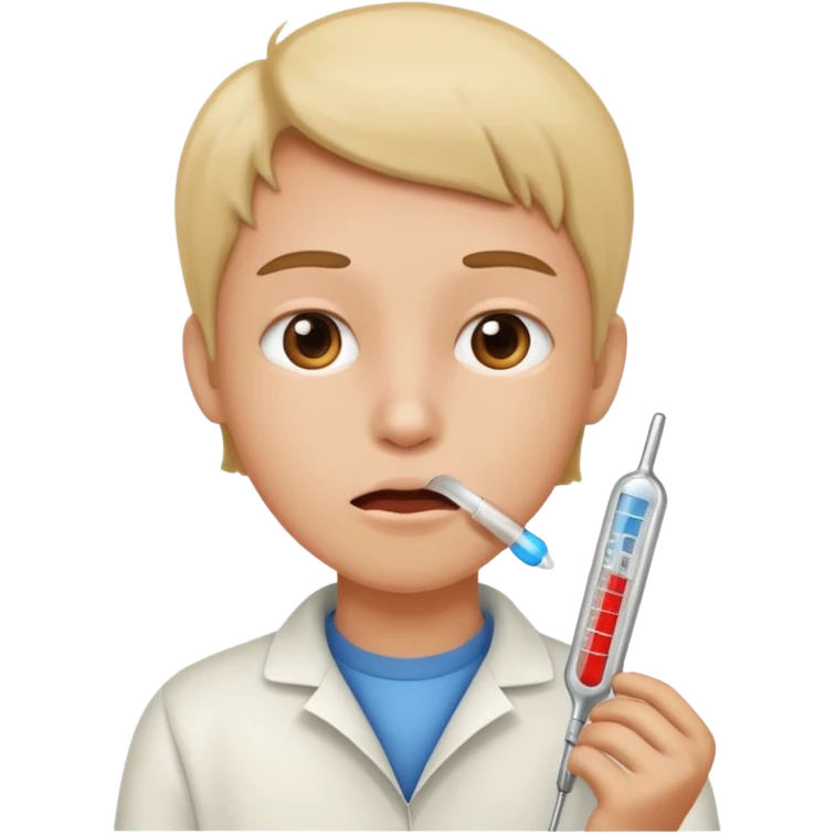 face with thermometer emoji