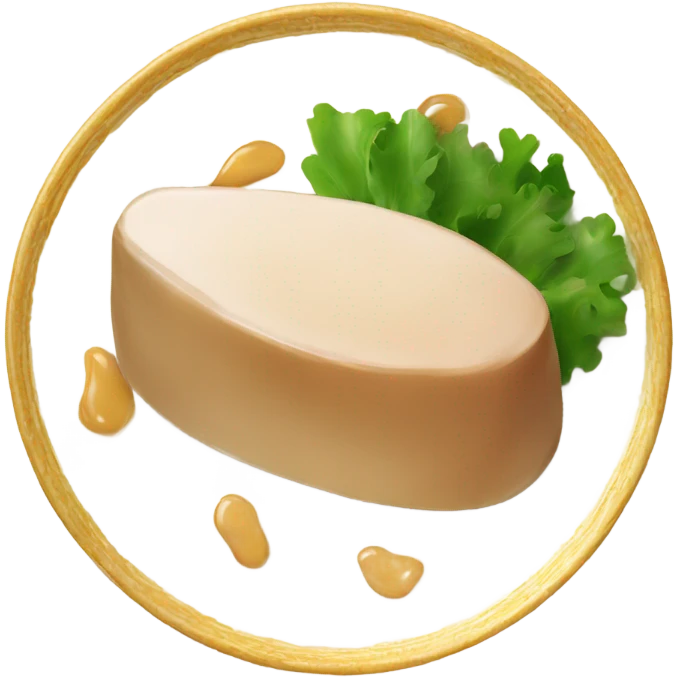 A foie gras plate  emoji