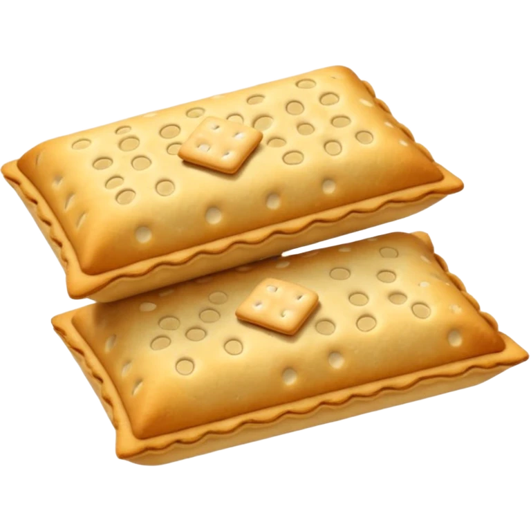 un tas de crackers aux graines emoji