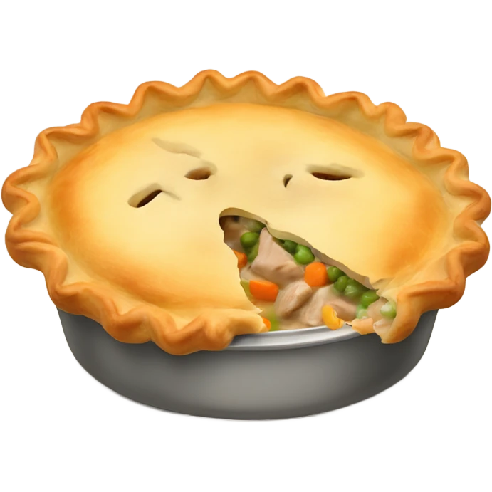 Chicken pot pie emoji