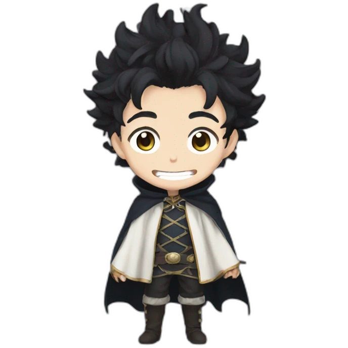 cute black clover asta emoji