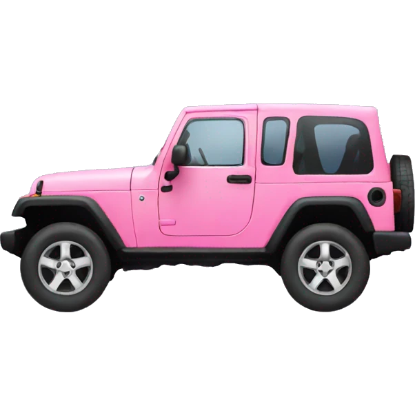 pink jeep emoji