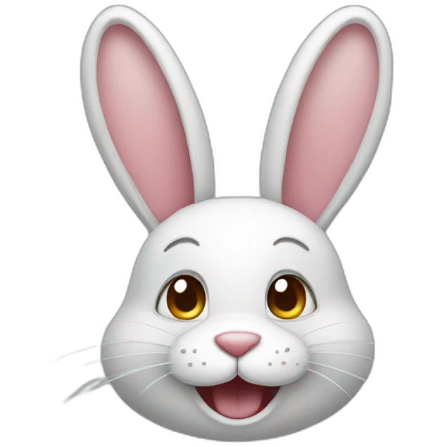 Smile rabbit emoji