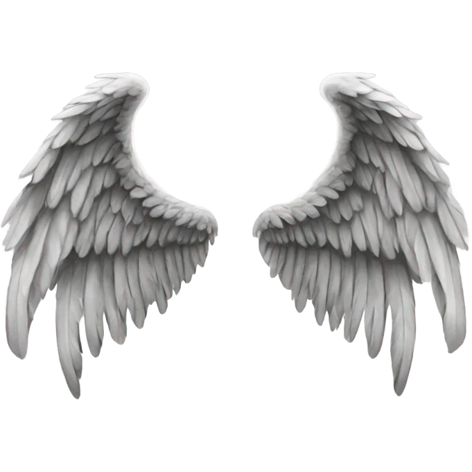 angel wings tattoo emoji