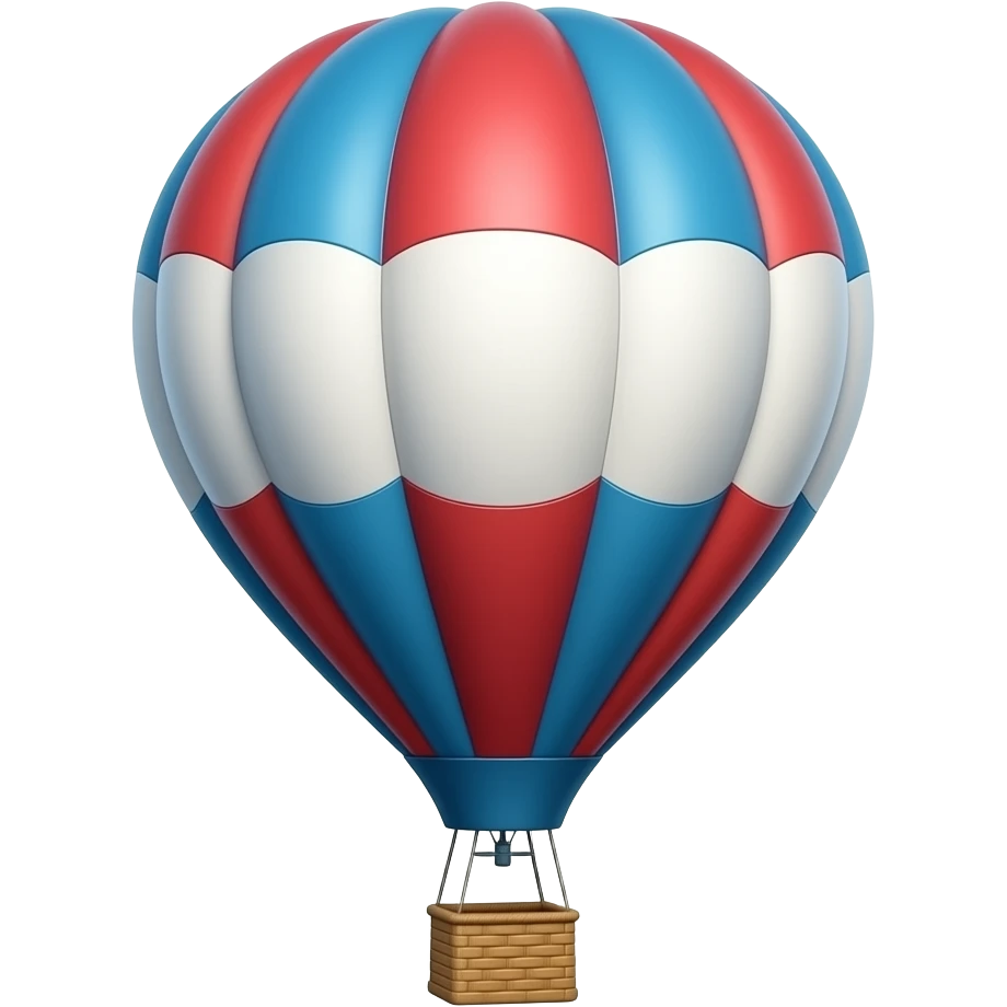 Hot air ballon emoji