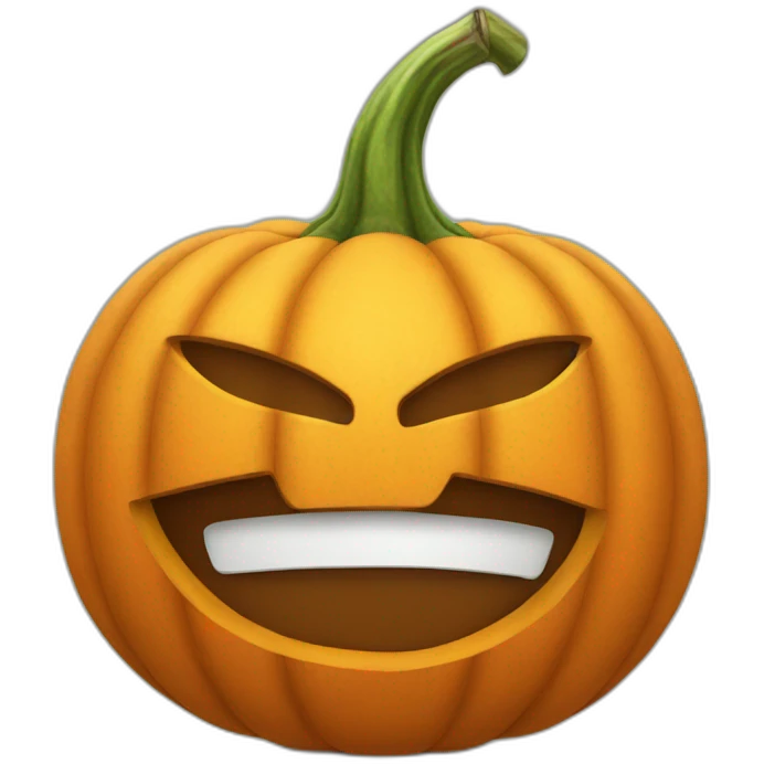 shrug pumpkin emoji