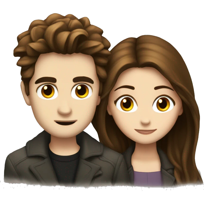 Bella y Edward de Crepúsculo  emoji