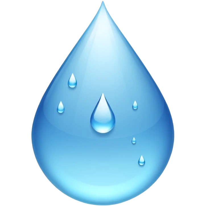 white droplets emoji