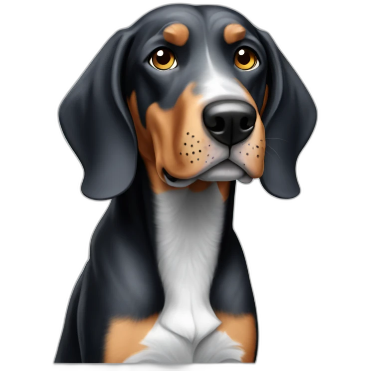 blue tick coonhound emoji