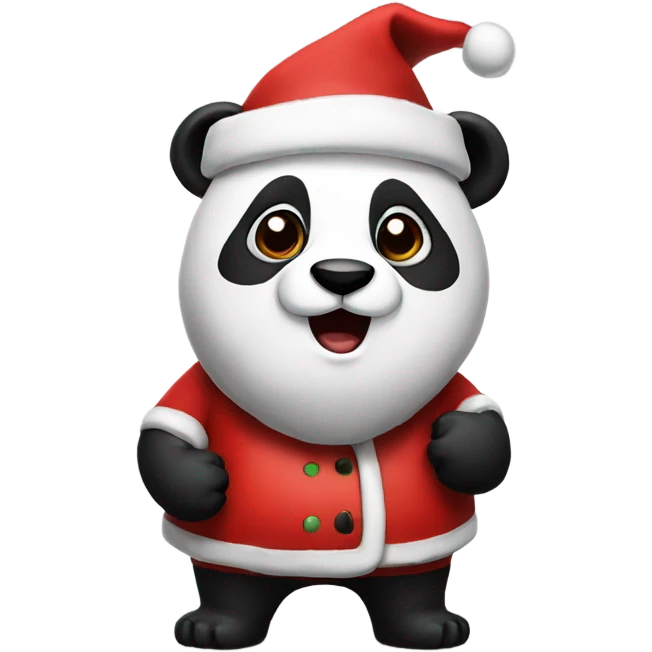 Panda Santa  emoji