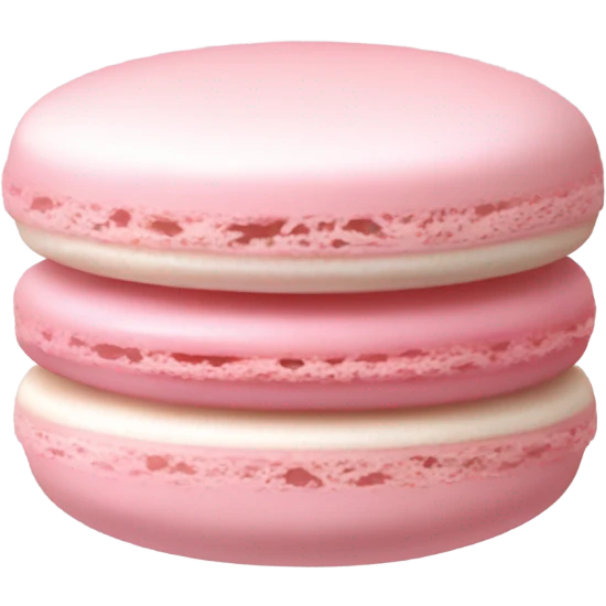 Light pink macaron emoji