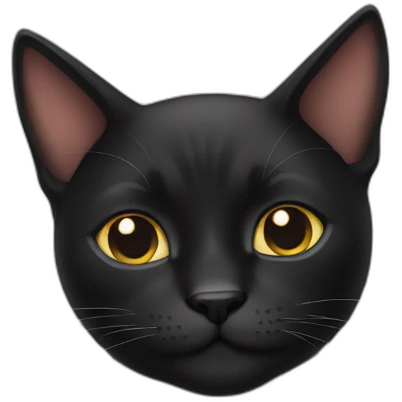Black cat emoji