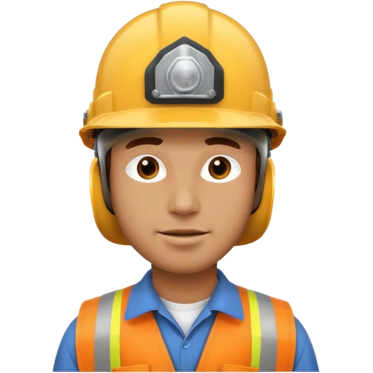 man wearing safety helmets emoji