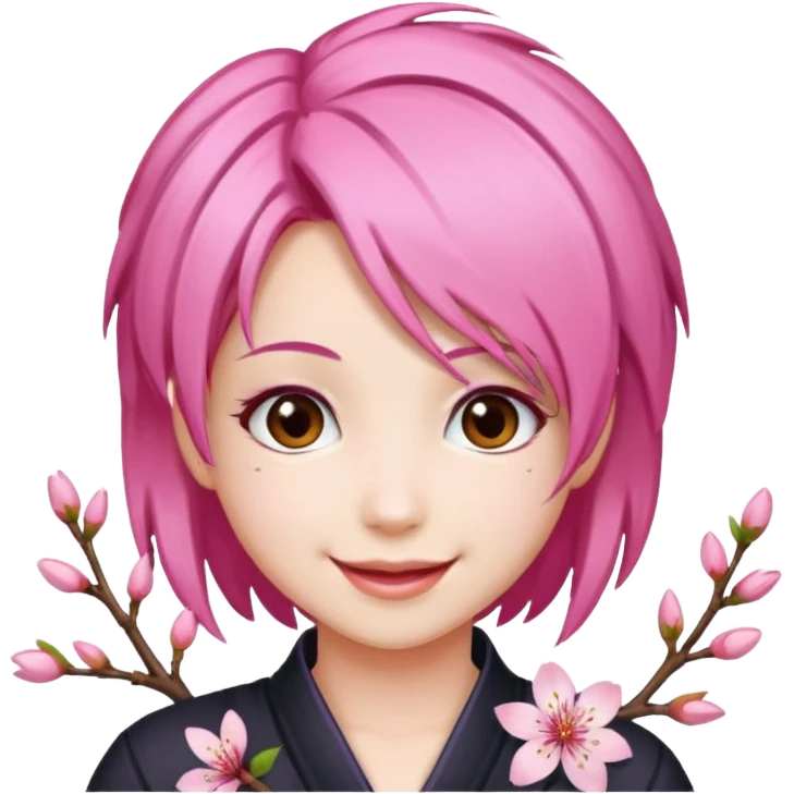 My name is sakura emoji
