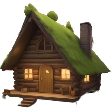 Forest Cabin Dreamscape emoji