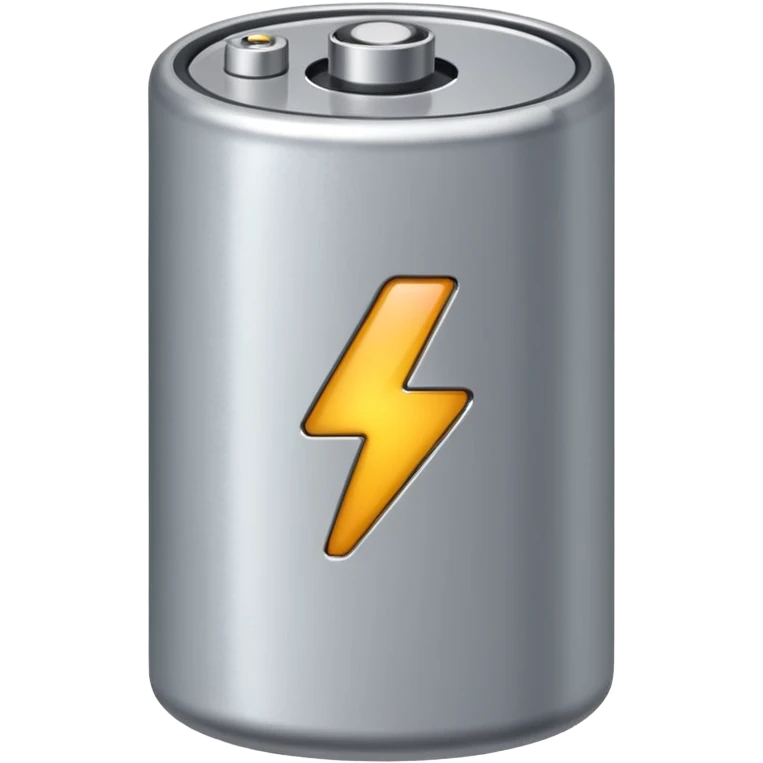 realistic battery emoji