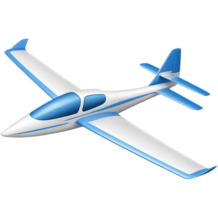 sailplane, no engine emoji