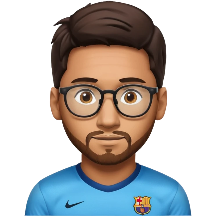 messi with glasses emoji
