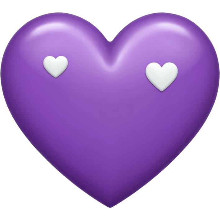 A purple heart with a J in it emoji