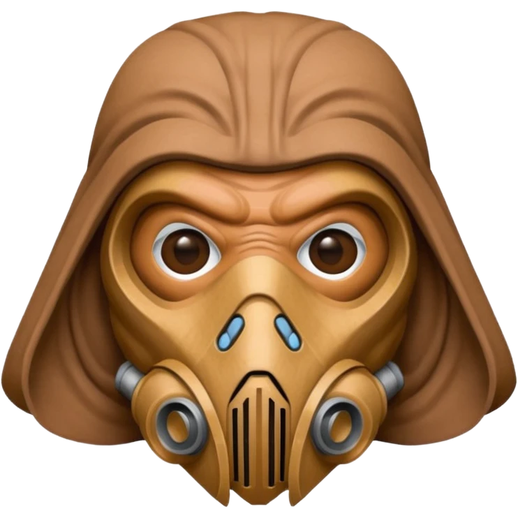 Plo Koon, Kel Dor species, breathing mask, Star Wars, emoji style emoji