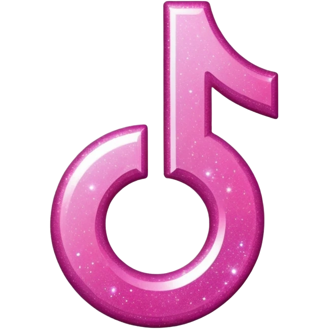 glitter pink symbol TikTok emoji