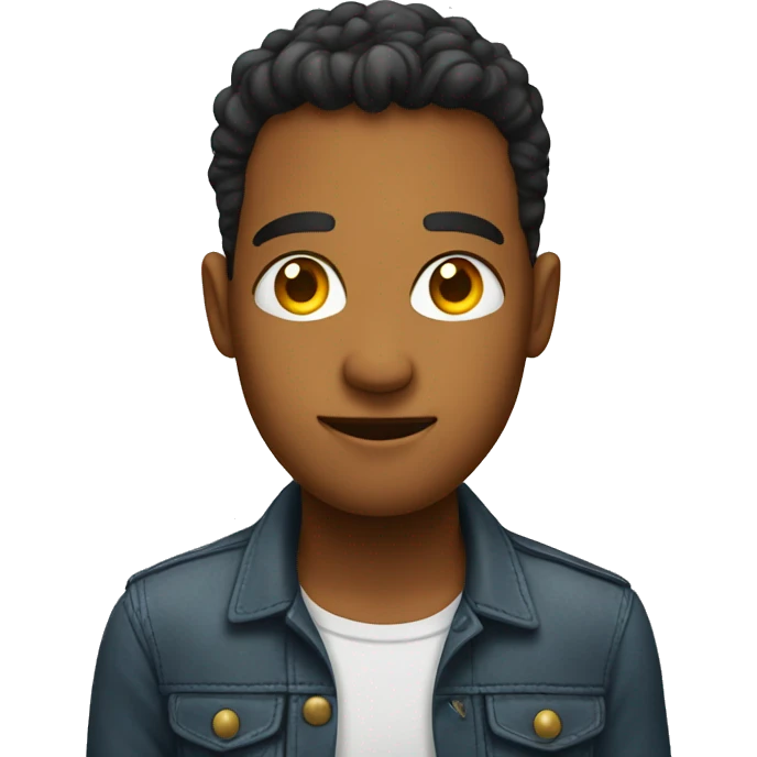 Emoji giving a sideye to the camera emoji