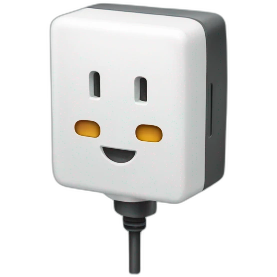 Plug with wather emoji