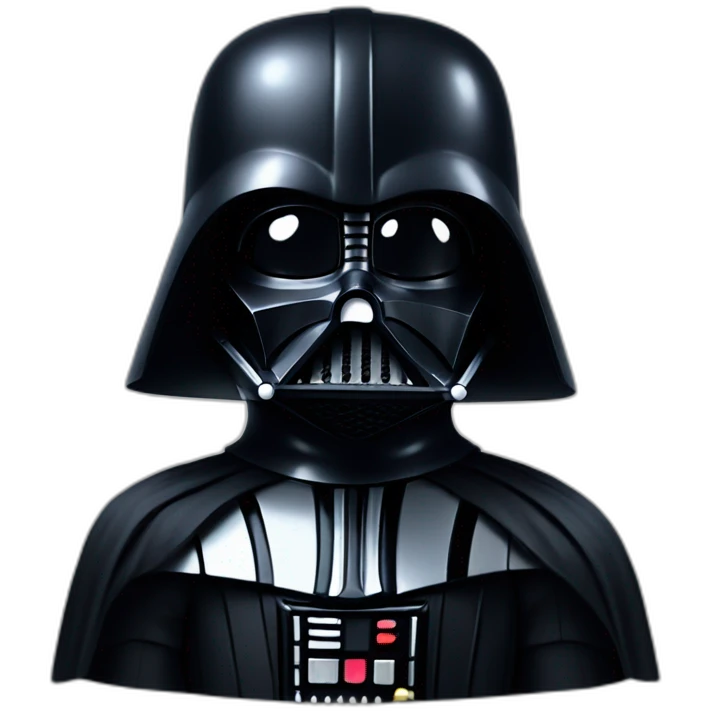 Darth Vader cheerful emoji