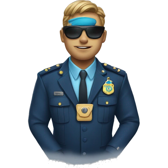 Badge bleu Tik Tok emoji
