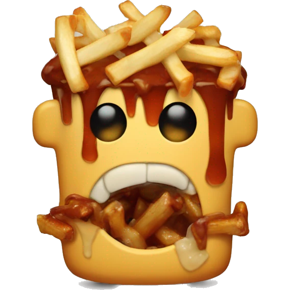 Poutine mange poutine emoji