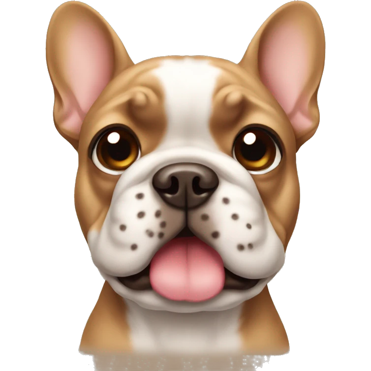 Frenchie dog Brown emoji