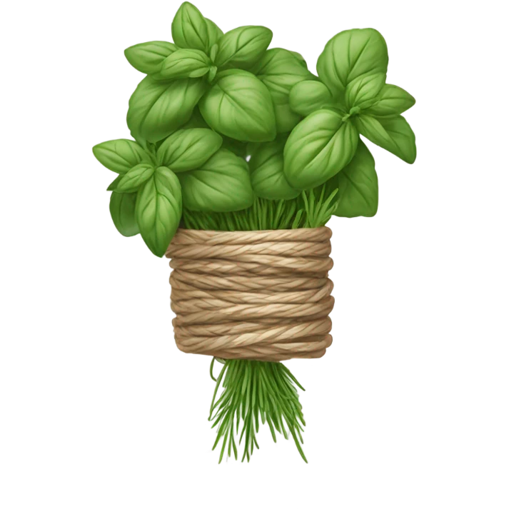 Hanging drying herbs  emoji