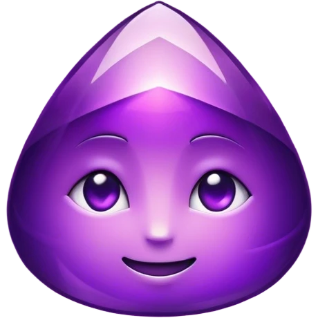 Cinematic Realistic Amethyst Emoji, Rich and soothing, with smooth, polished purple facets catching the light and casting soft, calming reflections. The deep violet hue seems to glow with an ethereal light, radiating peaceful energy and elegance. Soft glowing outline, capturing the essence of tranquility and mystery in a stunning amethyst. emoji