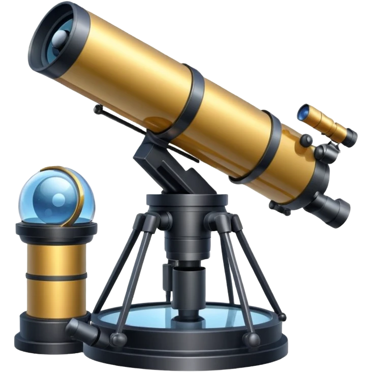 observatory with a big telescope emoji