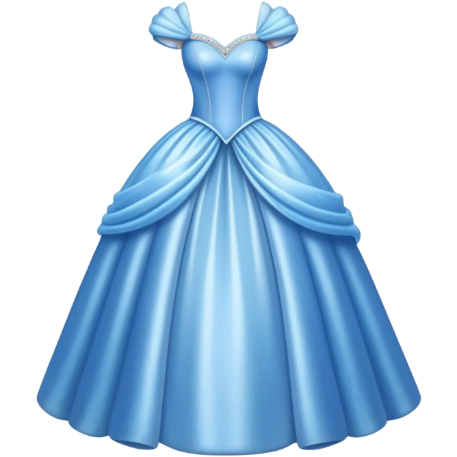 Cinderella’s dress emoji