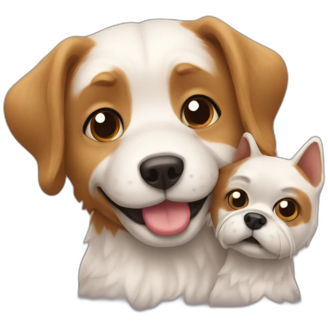Chat et chien emoji