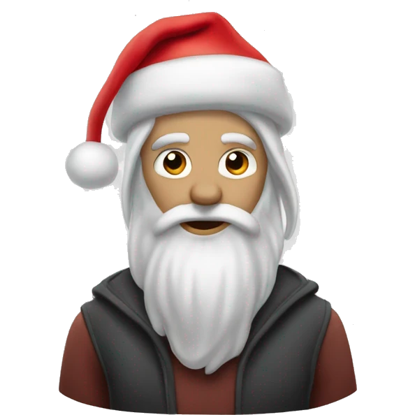 Use the standard 😈 but add a Santa’s hat to it emoji