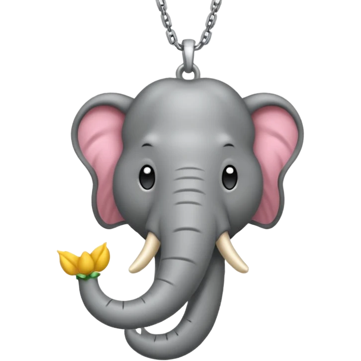 pata de elefante con  cadena, simulando esclavitud emoji
